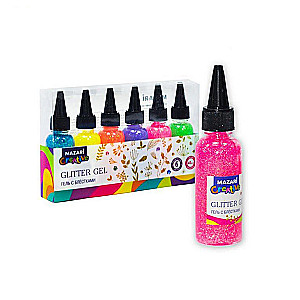 Spīdumu gēls Flashing (6 krāsas pa 40 ml.)
