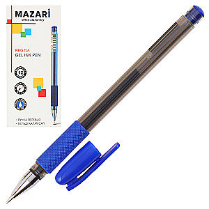 Gēla pildspalva Mazari Regina 0.5 mm (zilā)
