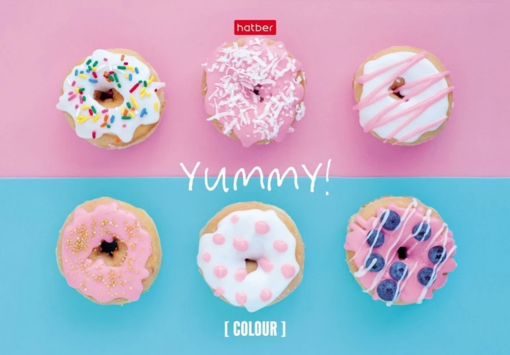 Piezīmju grāmata Yummy!, A5, 48 lapas, līnija