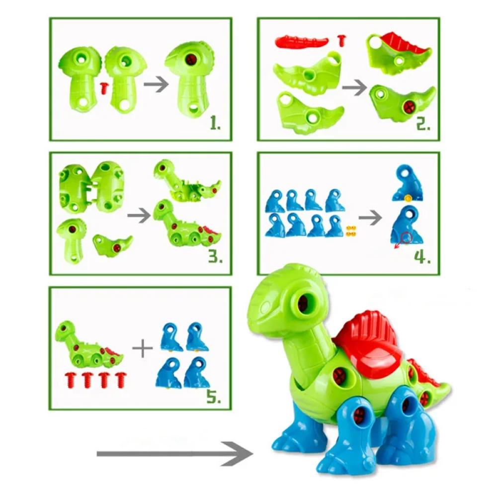 Rotaļlieta - Dinosaurus. Konstruktor