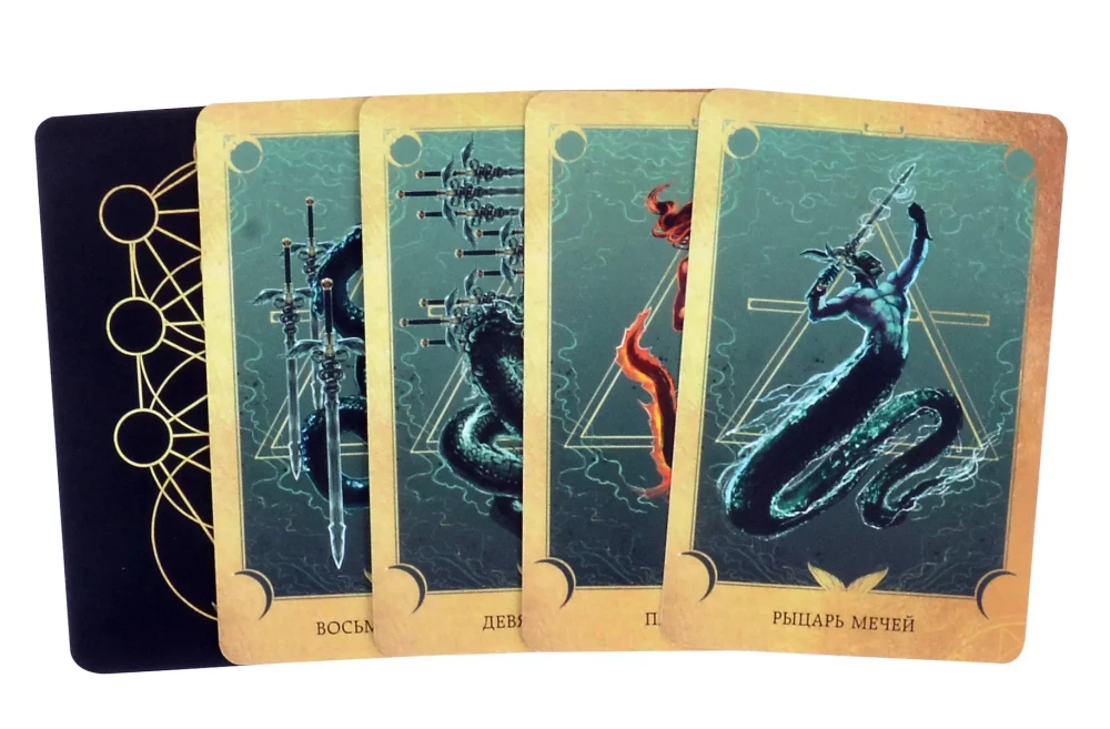 Tarot Raganas sirds. Lielā okeāna maģija. Visprecīzākie atbildes no dziļumiem (78 kārtis + detalizēta rokasgrāmata)