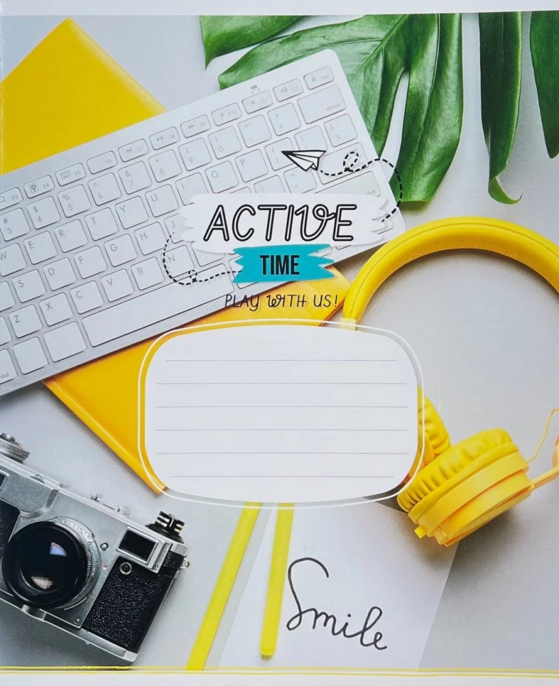 Tīkla burtnīca Active Time A5