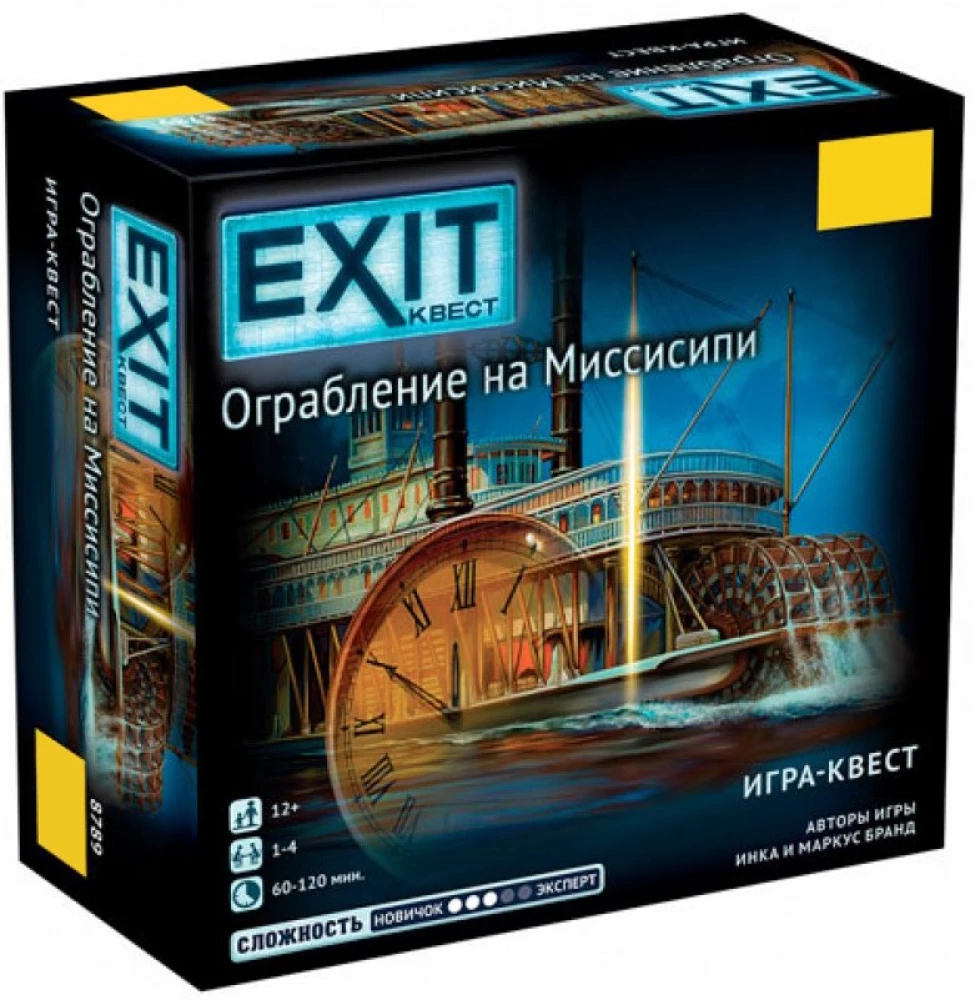Galda spēle - Exit Kvests. Laupīšana uz Misisipi