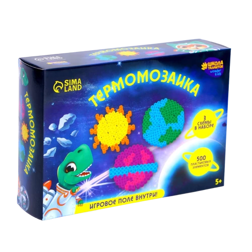 Termomozaiika Kosmoss ar spēļu laukumu