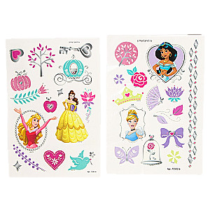 Pārvietojamās uzlīmes Princeses (spīd tumsā)