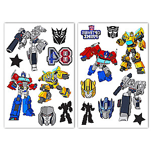Bērnu tetovējumi, kas spīd tumsā Transformers
