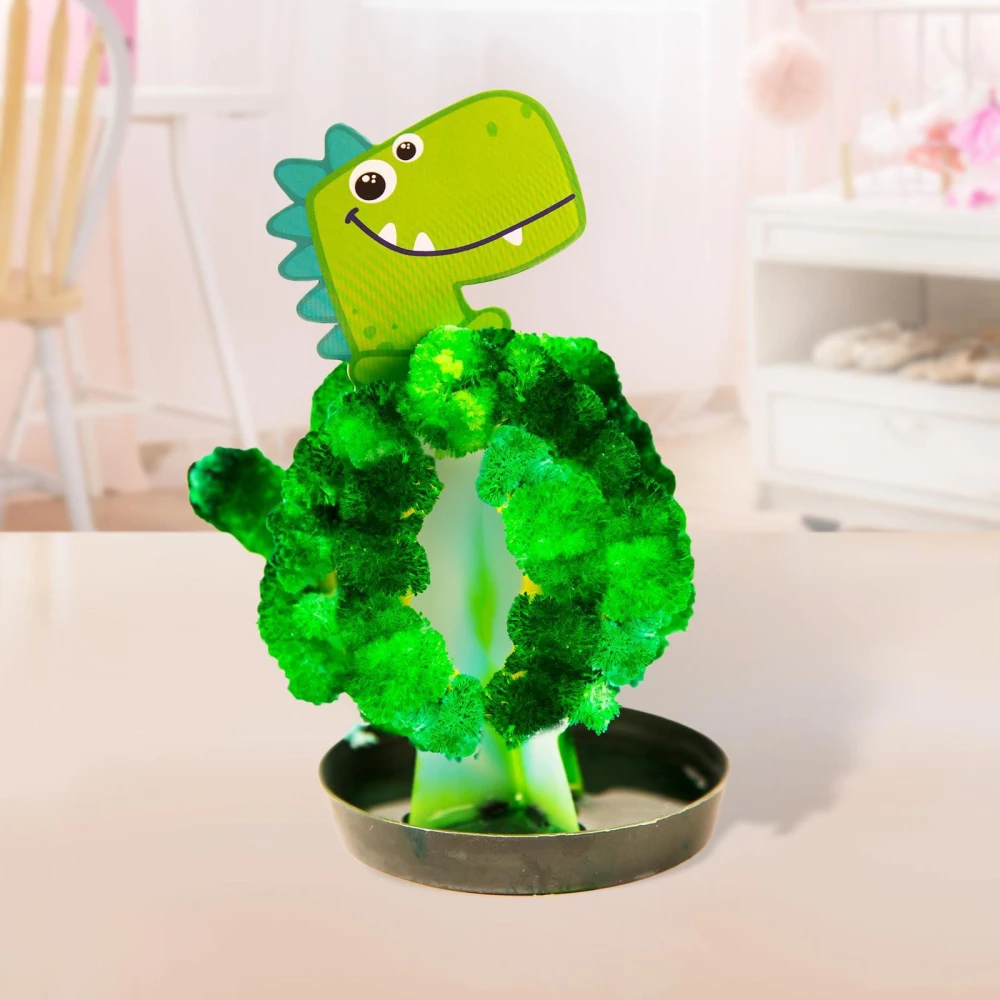 Eksperimentu komplekts Priecīgie kristāli, dinozaurs