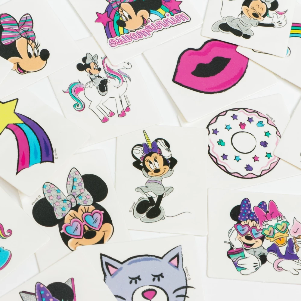 Adventa kalendārs ar bērnu tetovējumiem Minnie ar vienradzi Minnie Maus