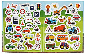 Ceļu satiksmes noteikumi. Attīstošie uzdevumi. Zilais traktors
