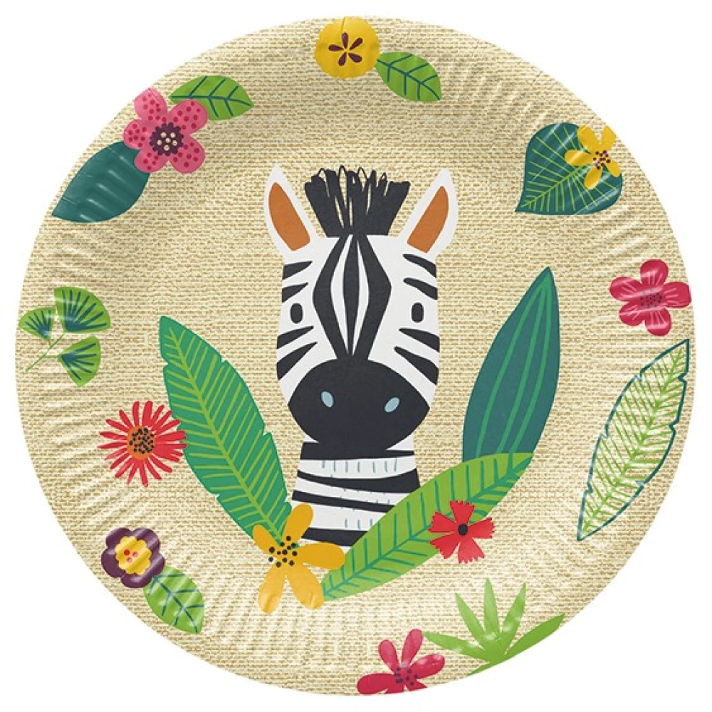 Vienreizējās paplātes Jungle Friends (8 gab.)