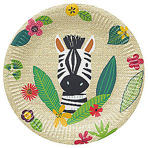 Vienreizējās paplātes Jungle Friends (8 gab.)