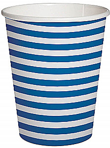 Vienreizējais kauss Stripes 250ml