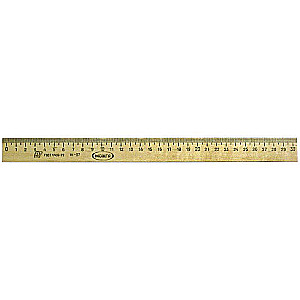 Koka lineāls (30 cm)