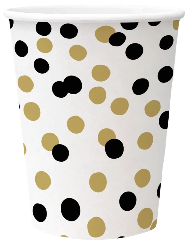 Vienreizējais kauss Confetti 250 ml