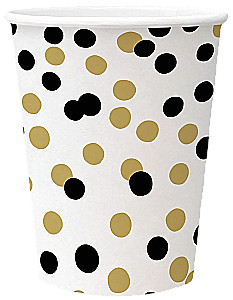 Vienreizējais kauss Confetti 250 ml