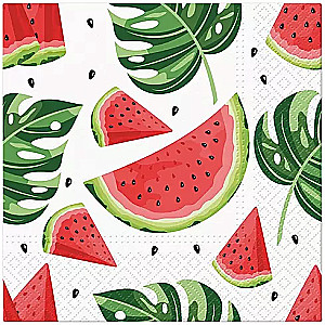 Salvetes "Tasty Watermelons", 33x33 cm, 20 gab.