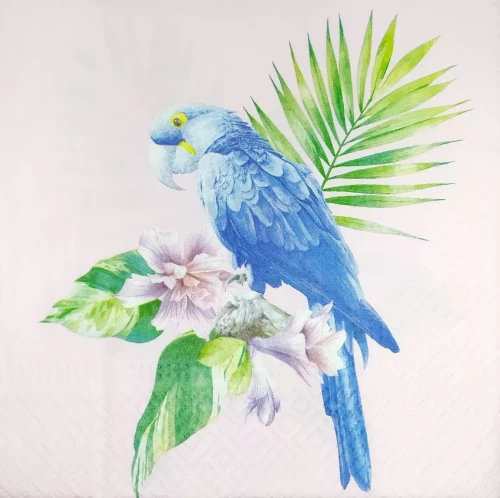 Salvetes "Exotic Parrot", 33x33 cm, 20 gab.