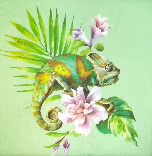 Salvetes Exotic Chameleon, 33x33 cm, 20 gab.