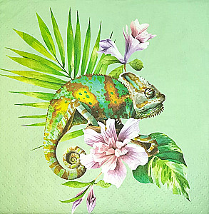 Salvetes Exotic Chameleon, 33x33 cm, 20 gab.