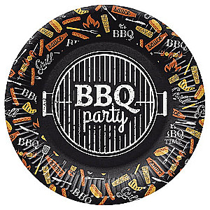 Vienreizējās BBQ ballīšu šķīvji (8 gab.)