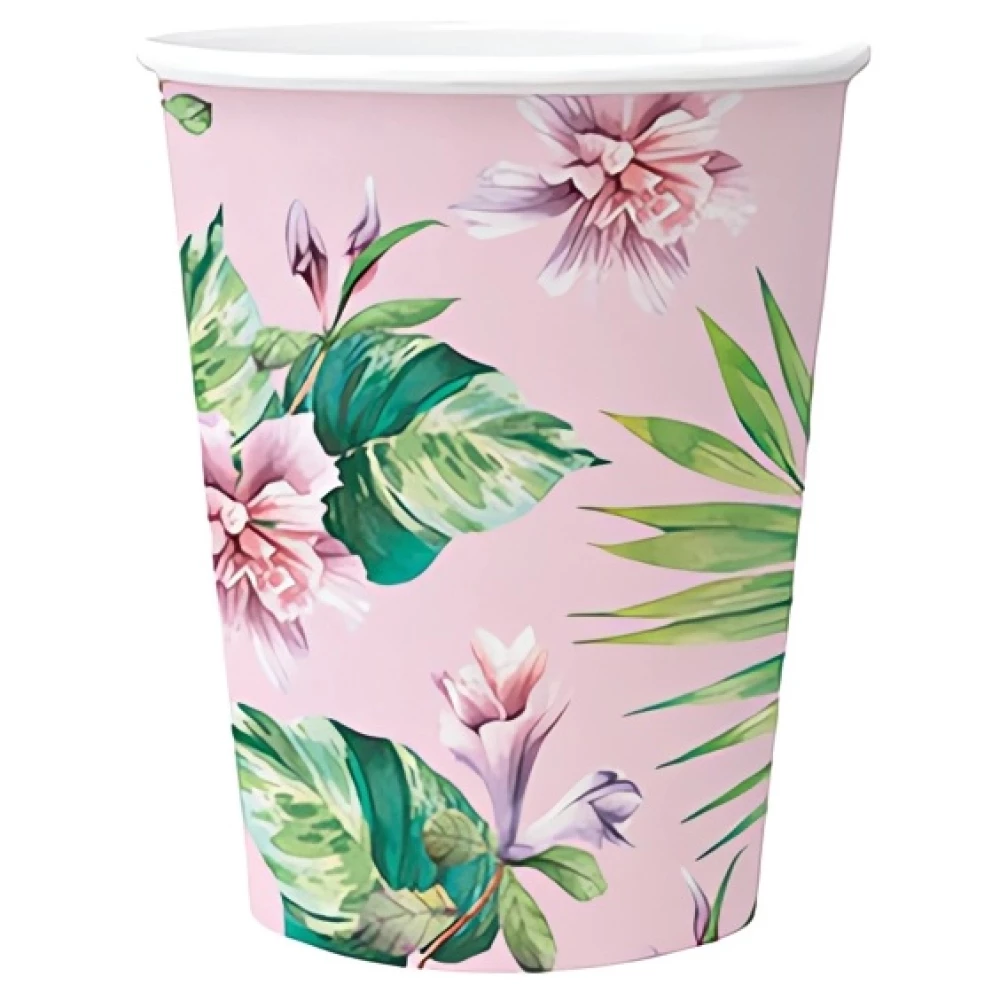 Vienreizējais kauss Exotic Parrot 250 ml
