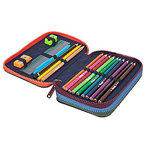 Pildspalvu maciņš ar 2 nodalījumiem un aksesuāriem Coolpack Jumper 2 - Kosmosa piedzīvojums