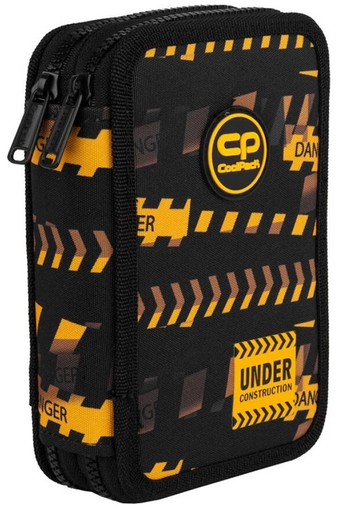 Pildspalvu maciņš ar 2 nodalījumiem un aksesuāriem Coolpack Jumper 2 - Don`T Do It