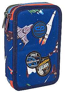 Pildspalvu maciņš ar 2 nodalījumiem un aksesuāriem Coolpack Jumper 2 - Kosmosa piedzīvojums