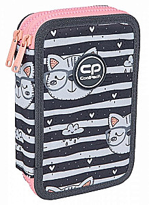Pildspalvu maciņš ar 2 nodalījumiem un aksesuāriem Coolpack Jumper 2 - Catnip