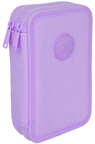 Pildspalvu maciņš ar 2 nodalījumiem un aksesuāriem Coolpack Jumper 2 - Pastel/pulvera purpura