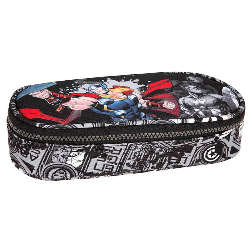 Pildspalvu maciņš ar 2 nodalījumiem un aksesuāriem Coolpack Jumper 2 - Avengers