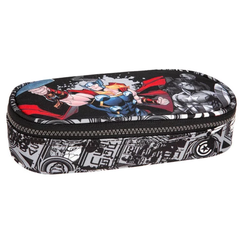 Pildspalvu maciņš ar 2 nodalījumiem un aksesuāriem Coolpack Jumper 2 - Avengers