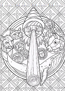 Krāsojam pasakainās pasaules. 40 ilustrācijas ar grāmatu fragmentiem