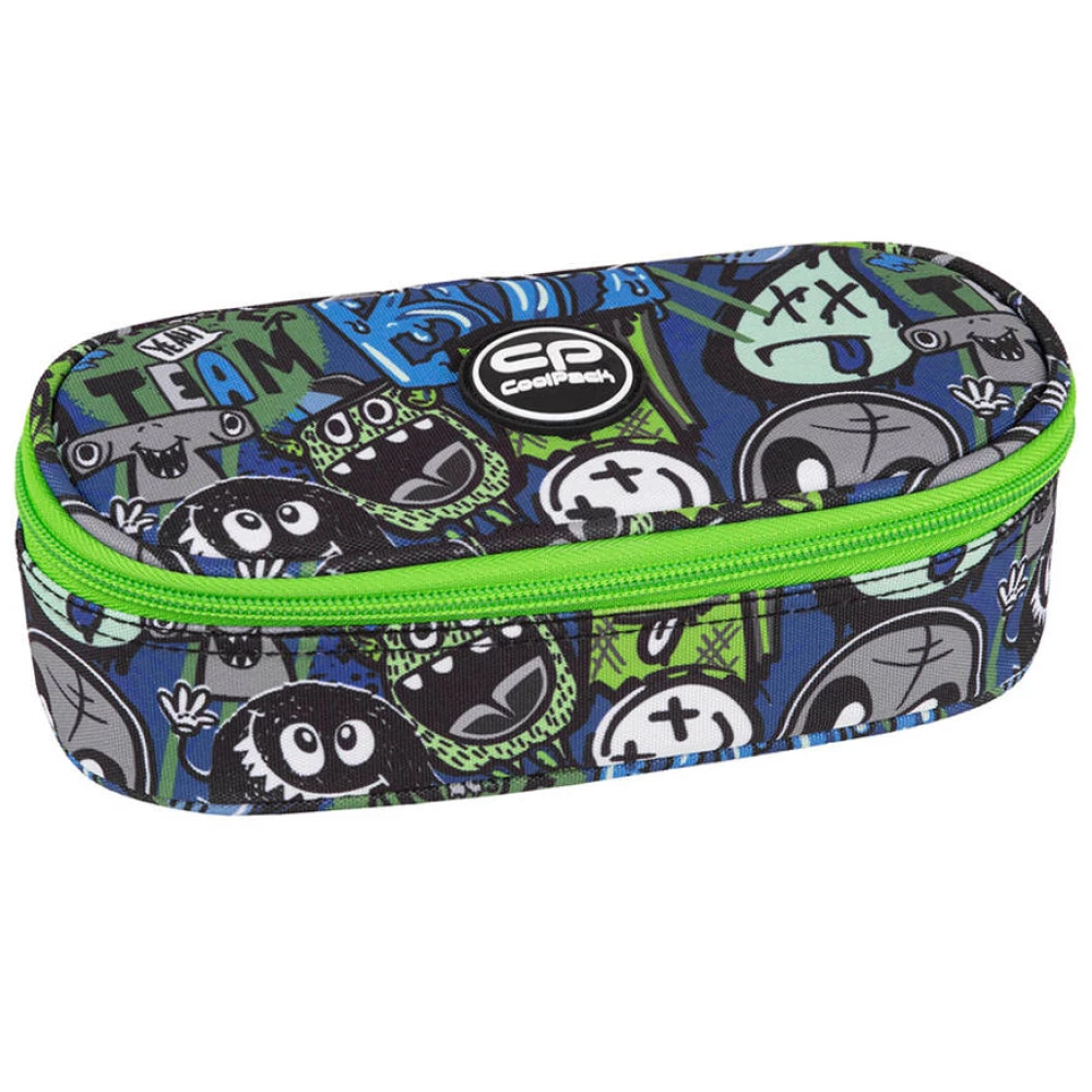 Pildspalvu maciņš ar 1 nodalījumu bez aprīkojuma Coolpack CAMPUS - Monster team