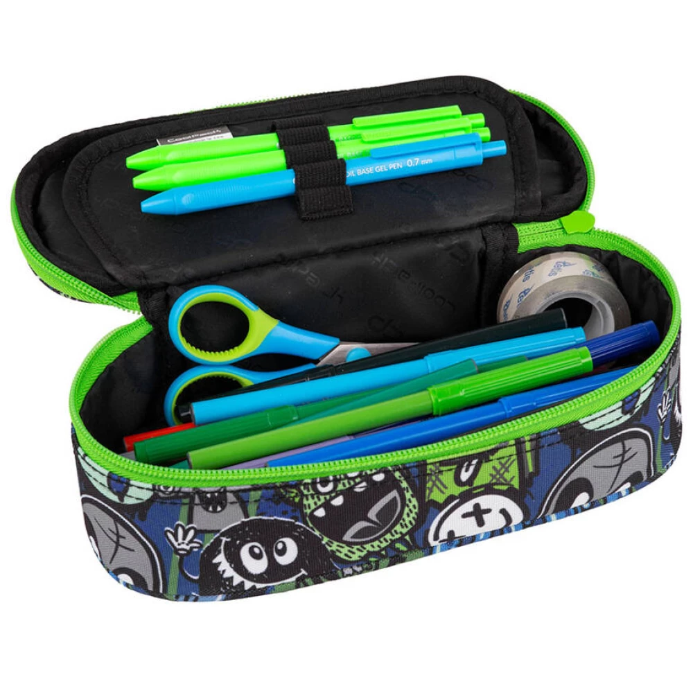 Pildspalvu maciņš ar 1 nodalījumu bez aprīkojuma Coolpack CAMPUS - Monster team