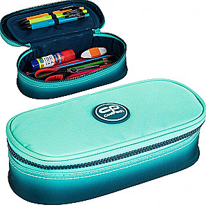 Pildspalvu maciņš ar 1 nodalījumu bez aprīkojuma Coolpack Clipper - Gradient blue lagoon