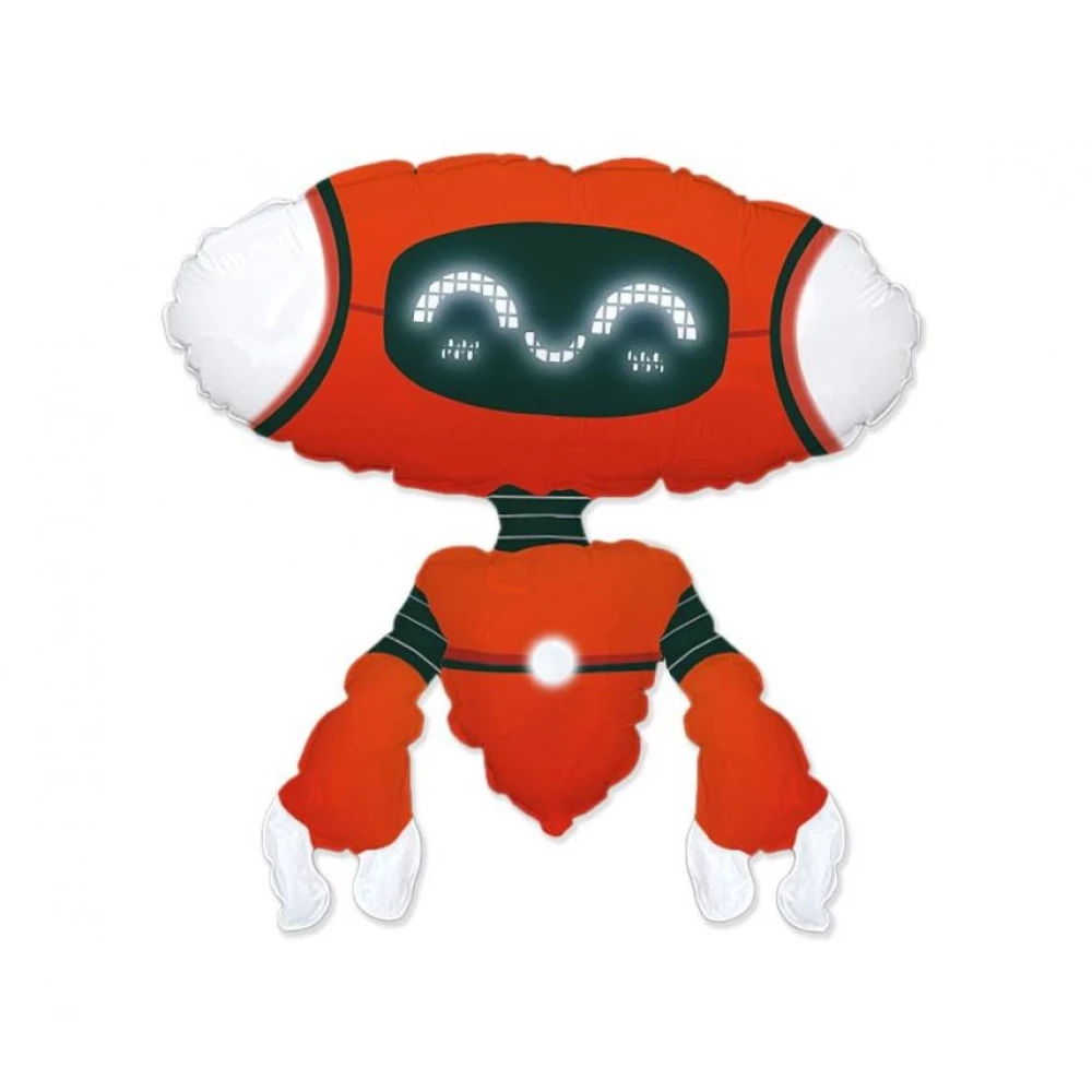 Folijas balons - Robots (sarkans)