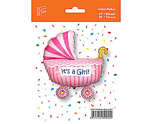 Folijas balons - Tas ir meitene! (rozā)