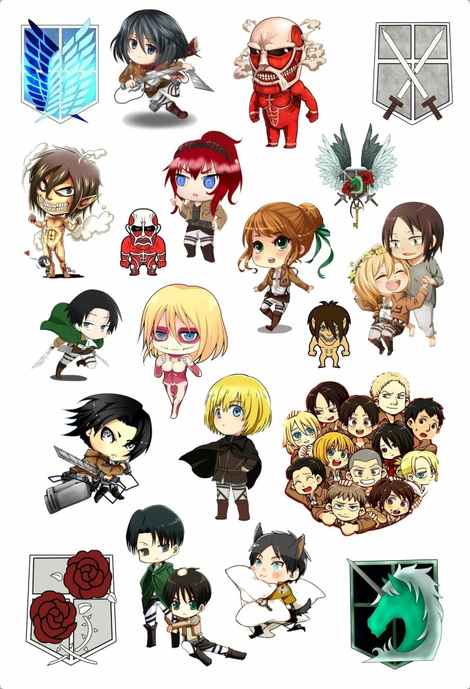 Uzlīme Attack on Titans 01 (Titānu uzbrukums 01)