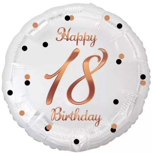 Foliētais gaisa balons 18, balts