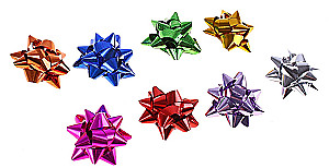 Zvaigžņu lente 2,5 cm, assorti