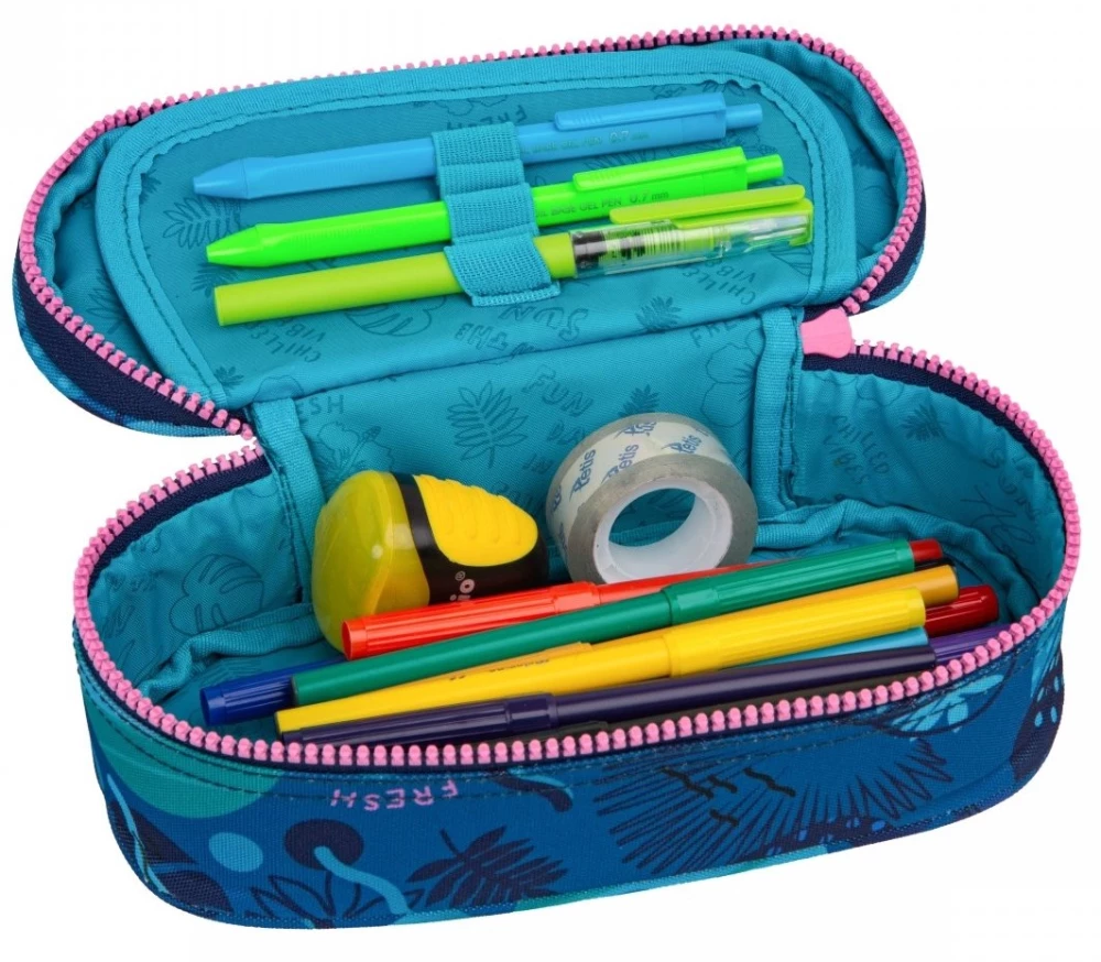 Pildspalvu maciņš ar 2 nodalījumiem un aksesuāriem Coolpack Campus - Stitch