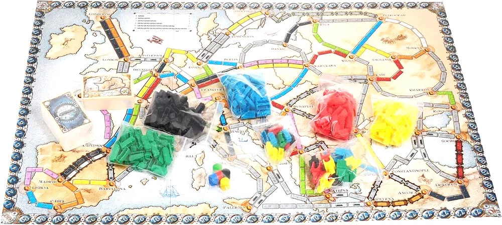 Galda spēle - Ticket to Ride. Eiropa