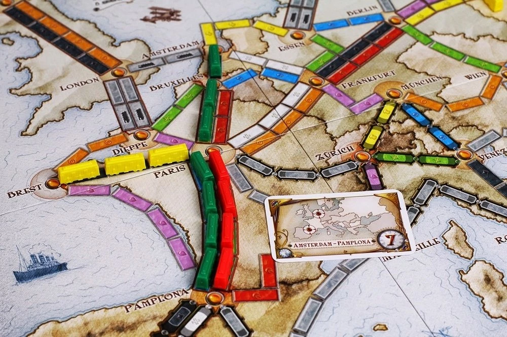 Galda spēle - Ticket to Ride. Eiropa