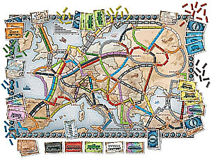 Galda spēle - Ticket to Ride. Eiropa