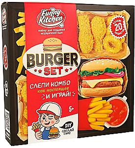 Komplekts - Slime laboratorija. Funny Kitchen Burger komplekts
