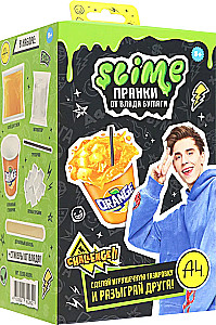 Komplekts - Slime Laboratorija. Pranks Vlad A4. Apelsīnu gāzētais dzēriens