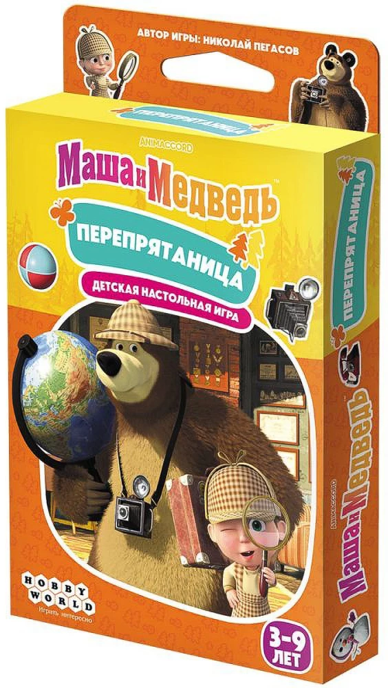 Galda spēle - Maša un Lācis: Paslēpes