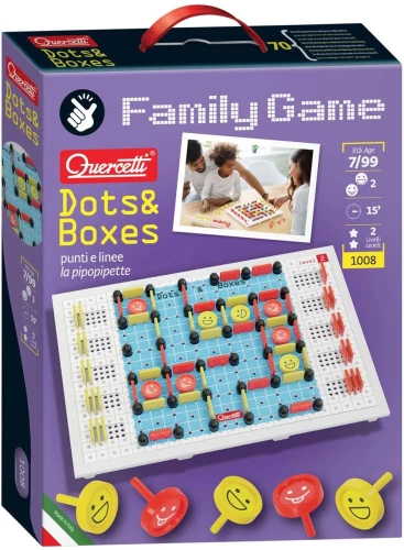 Galda ģimenes spēle - Dots & Boxes (Punkts un kvadrāti)