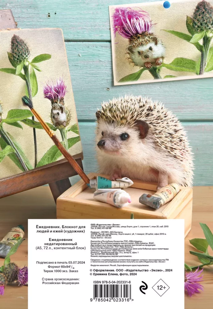 Ikdienas grāmatiņa A5 - Ežģināms (mākslinieks)